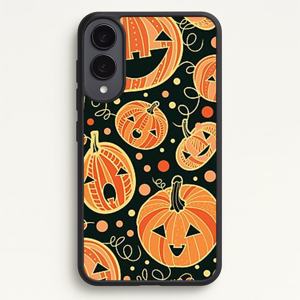Pumpkin Pattern  -  Phone Case for Galaxy S25 Edge