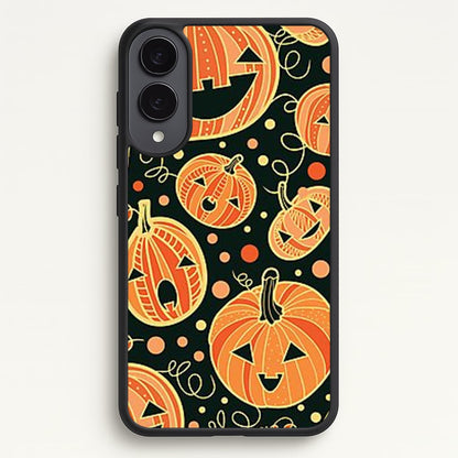 Pumpkin Pattern  -  Phone Case for Galaxy S25 Edge