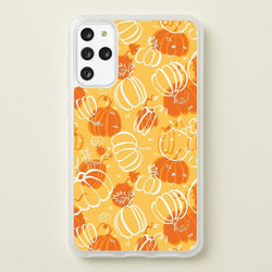Drawn Pumpkin Pattern  -  Phone Case for Galaxy S20 Plus