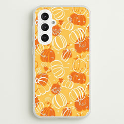 Drawn Pumpkin Pattern  -  Phone Case for Galaxy S23FE