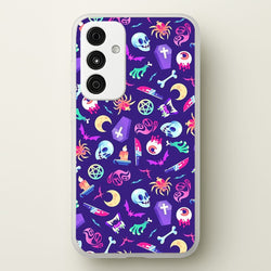 Horroriffic Halloween Pattern  -  Phone Case for Galaxy A55