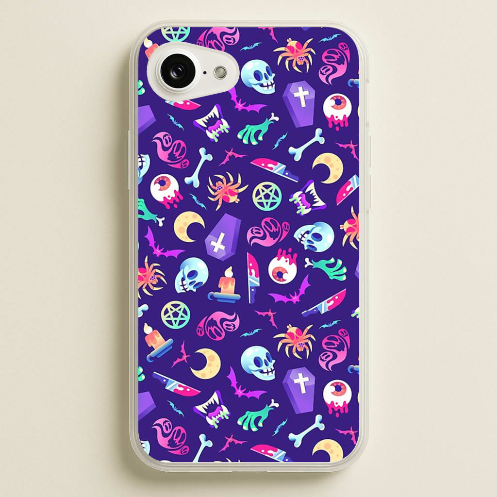 Horroriffic Halloween Pattern  -  Phone Case for iPhone 16e