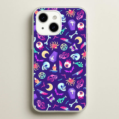 Horroriffic Halloween Pattern  -  Phone Case for iPhone 14 Plus