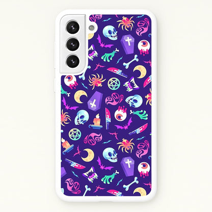 Horroriffic Halloween Pattern  -  Phone Case for Galaxy S22 Plus
