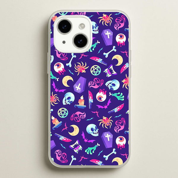 Horroriffic Halloween Pattern  -  Phone Case for iPhone 15 Plus