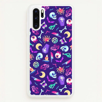 Horroriffic Halloween Pattern  -  Phone Case for Huawei P30 Pro