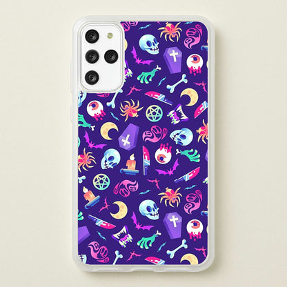 Horroriffic Halloween Pattern  -  Phone Case for Galaxy S20 Plus