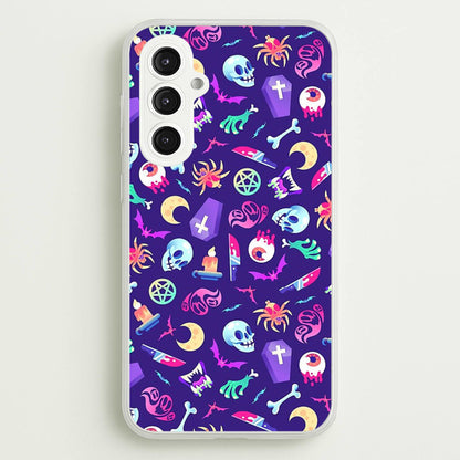 Horroriffic Halloween Pattern  -  Phone Case for Galaxy S23FE