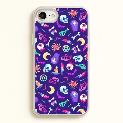 Horroriffic Halloween Pattern  -  Phone Case for iPhone 6 / 7 / 8 / SE