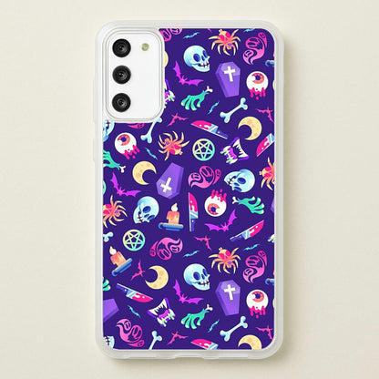 Horroriffic Halloween Pattern  -  Phone Case for Galaxy S20FE