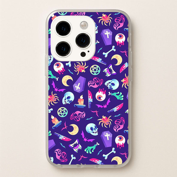 Horroriffic Halloween Pattern  -  Phone Case for iPhone 15 Pro Max