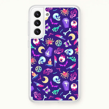 Horroriffic Halloween Pattern  -  Phone Case for Galaxy S21FE