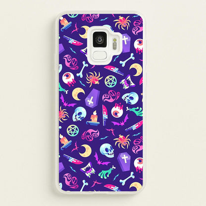 Horroriffic Halloween Pattern  -  Phone Case for Galaxy S9