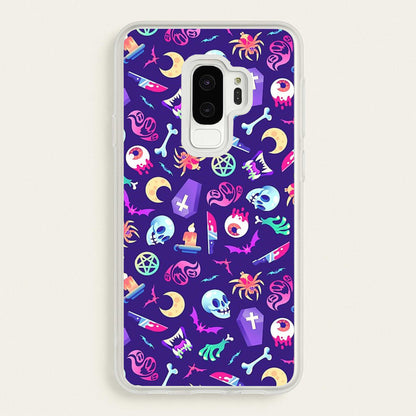 Horroriffic Halloween Pattern  -  Phone Case for Galaxy S9 Plus