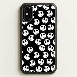 Jack Skellington Pattern - TNBC  - Christmas Phone Case for iPhone X / XS