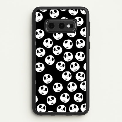 Jack Skellington Pattern - TNBC  - Christmas Phone Case for Galaxy S10e