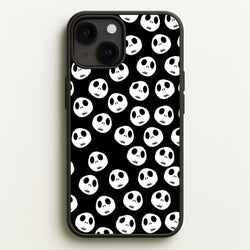 Jack Skellington Pattern - TNBC  - Christmas Phone Case for iPhone 13 Mini