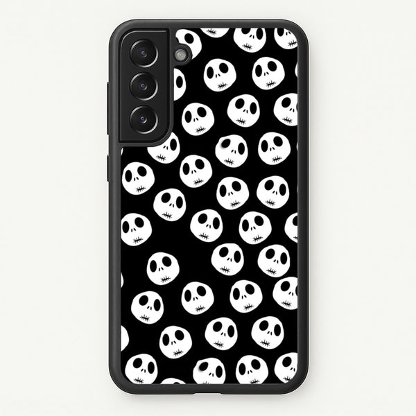 Jack Skellington Pattern - TNBC  - Christmas Phone Case for Galaxy S21 Plus