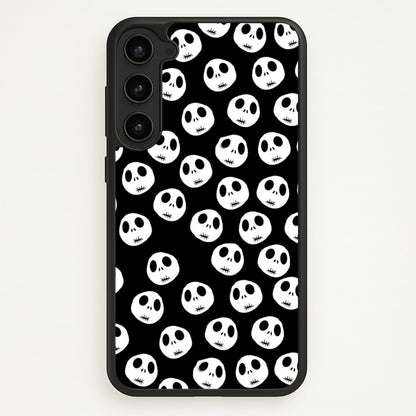 Jack Skellington Pattern - TNBC  - Christmas Phone Case for Galaxy S23