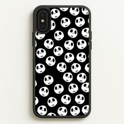 Jack Skellington Pattern - TNBC  - Christmas Phone Case for iPhone XS Max