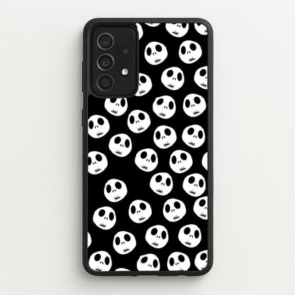 Jack Skellington Pattern - TNBC  - Christmas Phone Case for Galaxy A52 / A52s
