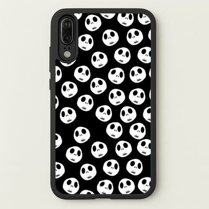 Jack Skellington Pattern - TNBC  - Christmas Phone Case for Huawei P20