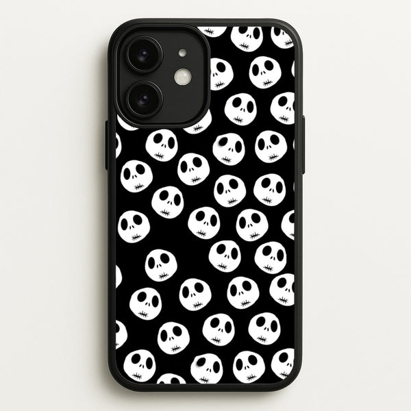 Jack Skellington Pattern - TNBC  - Christmas Phone Case for iPhone 11