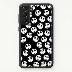 Jack Skellington Pattern - TNBC  - Christmas Phone Case for Galaxy S22
