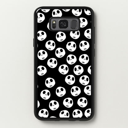Jack Skellington Pattern - TNBC  - Christmas Phone Case for Galaxy S8
