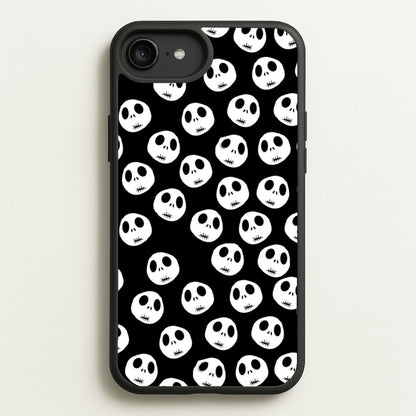 Jack Skellington Pattern - TNBC  - Christmas Phone Case for iPhone 6 Plus / 7 Plus / 8 Plus