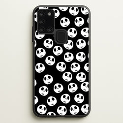 Jack Skellington Pattern - TNBC  - Christmas Phone Case for Galaxy A21s