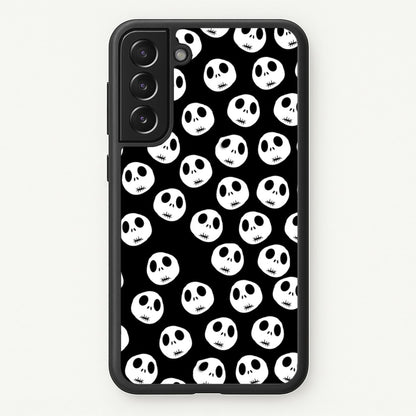 Jack Skellington Pattern - TNBC  - Christmas Phone Case for Galaxy S21FE