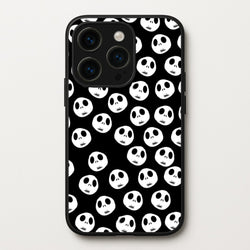 Jack Skellington Pattern - TNBC  - Christmas Phone Case for iPhone 15 Pro