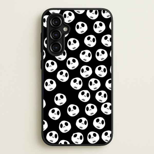 Jack Skellington Pattern - TNBC  - Christmas Phone Case for Galaxy A54