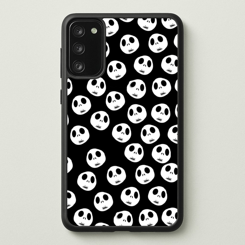 Jack Skellington Pattern - TNBC  - Christmas Phone Case for Galaxy A41