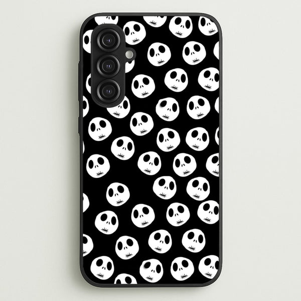 Jack Skellington Pattern - TNBC  - Christmas Phone Case for Galaxy S23FE
