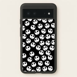 Jack Skellington Pattern - TNBC  - Christmas Phone Case for Google Pixel 6