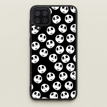 Jack Skellington Pattern - TNBC  - Christmas Phone Case for Galaxy A12