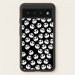 Jack Skellington Pattern - TNBC  - Christmas Phone Case for Google Pixel 7 Pro