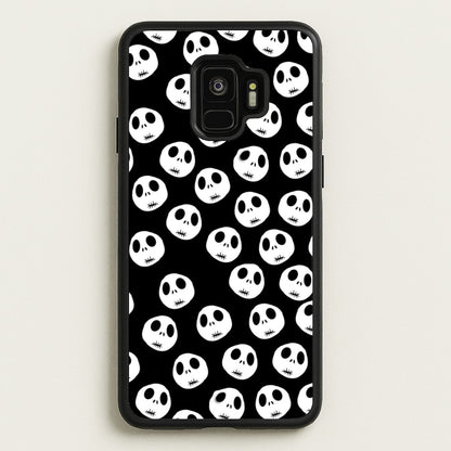 Jack Skellington Pattern - TNBC  - Christmas Phone Case for Galaxy S9