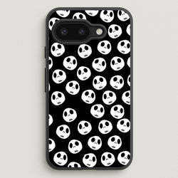 Jack Skellington Pattern - TNBC  - Christmas Phone Case for Google Pixel 9a