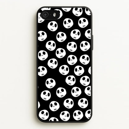 Jack Skellington Pattern - TNBC  - Christmas Phone Case for iPhone 5 / 5s / SE 2016