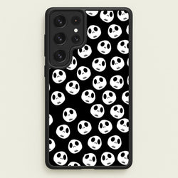 Jack Skellington Pattern - TNBC  - Christmas Phone Case for Galaxy S22 Ultra