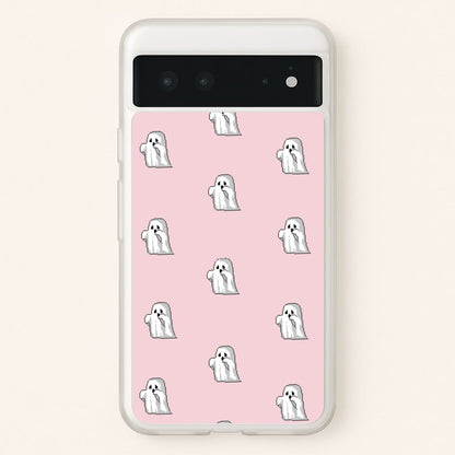 Pastel Pixel Ghost Halloween  -  Phone Case for Google Pixel 6