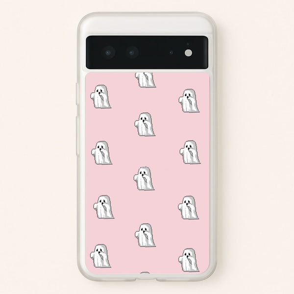 Pastel Pixel Ghost Halloween  -  Phone Case for Google Pixel 6