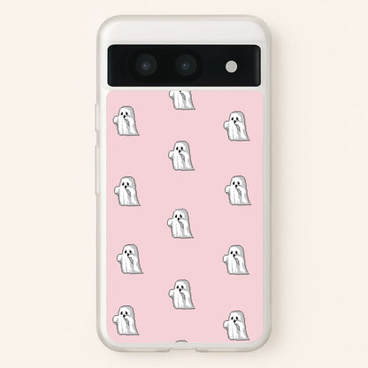 Pastel Pixel Ghost Halloween  -  Phone Case for Google Pixel 8a