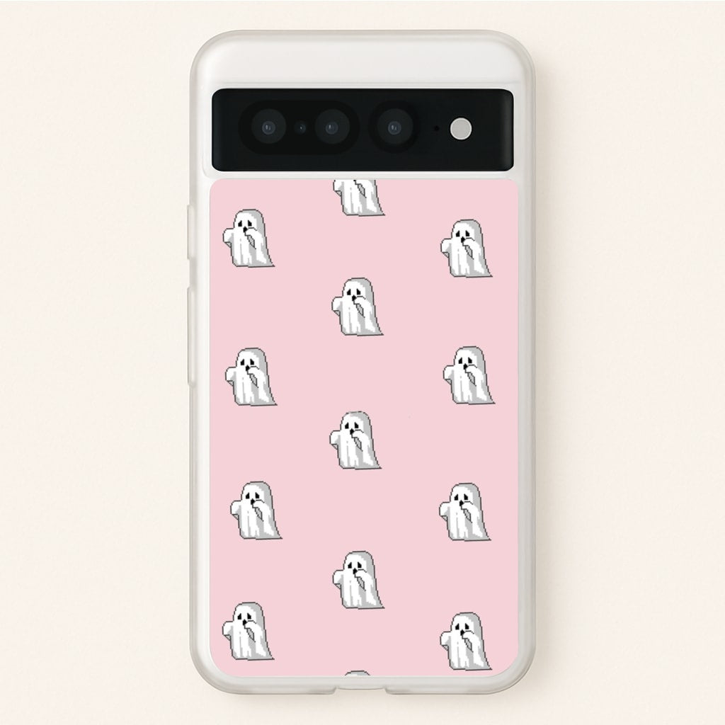 Pastel Pixel Ghost Halloween  -  Phone Case for Google Pixel 7 Pro