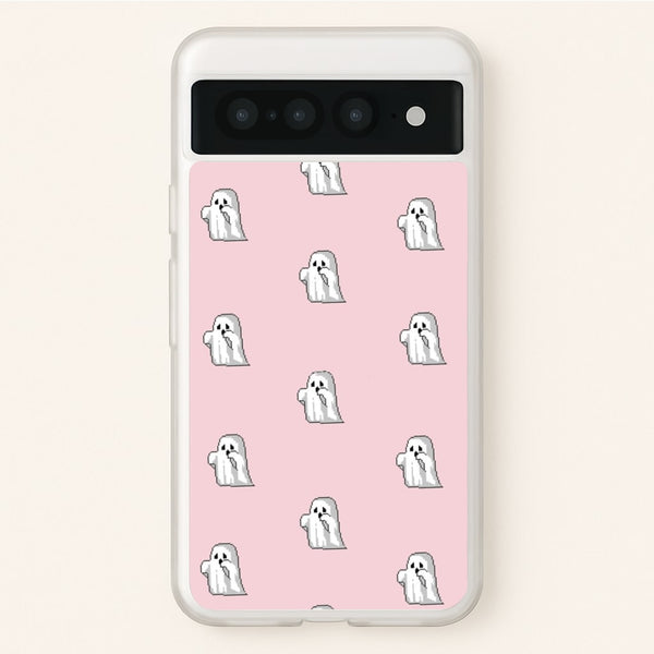 Pastel Pixel Ghost Halloween  -  Phone Case for Google Pixel 7 Pro