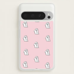 Pastel Pixel Ghost Halloween  -  Phone Case for Google Pixel 9 Pro XL