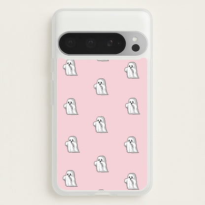 Pastel Pixel Ghost Halloween  -  Phone Case for Google Pixel 9 Pro XL